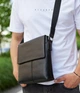 Сумка-планшет мужская кожаная наплечная Tiding Bag SK A75-181 23х26х6 черная (JDT-0849794) - изображение 2