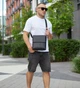 Сумка-планшет мужская кожаная наплечная Tiding Bag SK A75-181 23х26х6 черная (JDT-0849794) - изображение 9