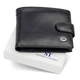 Портмоне чоловіче шкіряне на кнопці ST Leather ST-104-1 11х9.5х3 чорний (JDT-0849971) - зображення 3