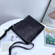 Барсетка м'яка чоловіча шкіряна для гаджетів Tiding Bag 12977 21х23х5.5 чорна, через плече (JDT-0849960) - зображення 3