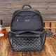 Рюкзак мужской кожаный городской для ноутбука Tiding Bag 63989 30х41х15 черный (JDT-0849901) - изображение 4