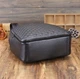 Рюкзак мужской кожаный городской для ноутбука Tiding Bag 63989 30х41х15 черный (JDT-0849901) - изображение 9