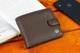 Портмоне мужское кожаное на кнопке ST Leather ST104 коричневое (JDT-0849795) - изображение 4