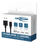 Kabel Ansmann USB Type-A to Lightning 2.4A 1 m Black (1700-0131) - obraz 2
