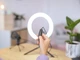 Комплект для стриминга Trust 10 дюймовое LED кольцевое освещение зеленый экран 56 дюймов (694483) - изображение 6