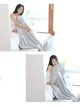 Полотенце банное, микрофибра 70x140 см Gray - изображение 3
