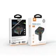 Автомобильный адаптер с FM-модулятором WUW C162 Bluetooth PD25W QC3.0 3×USB Black (6972573334971) - изображение 5