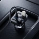 Автомобильный адаптер с FM-модулятором Borofone BC61 Ocean Bluetooth 5.4 45W USB-A + USB-C Black (6941991125126) - изображение 7