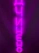 Неоновая вывеска Открыта вертикальная Neon12мм 2000x175 Розовый - изображение 3