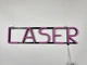 Неоновая вывеска Laser 500x120 Розовый - изображение 5