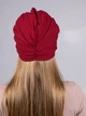 Тюрбан женский из хлопка D.Hats бордового цвета - изображение 3