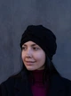 Шапка тюрбан тепла зимова з ангори D.Hats чорного кольору - зображення 7