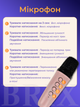 Дитяча портативна караоке-система P7 Рожева з 2 бездротовими мікрофонами Bluetooth RGB-підсвіткою та функцією зміни голосу - зображення 6
