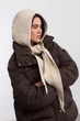 Капор з дов'язом FAMO KPR-0910-33 Білий One size (KPR-0910-33) - изображение 7