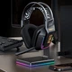 Наушники Onikuma Tri Mode gaming headphones GT828, BT5.4, 2.4G, Type-C, 900mAh, 15/55h, RGB, black - изображение 10