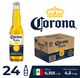 Упаковка пива Corona Extra светлое фильтрованное 4.5% 0.355 л x 24 шт (17503034941207_7503034941200_7501064191459) - изображение 1