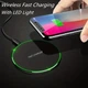 Беспроводное зарядное устройство Fast Charger 30W с функцией быстрой зарядки и подсветкой для iPhone и Android (GY68) Без кабеля Black - изображение 4