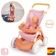 Коляска для ляльки Smoby Baby Nurse Теракотова пудра з корзинкою (7600254024) - изображение 1