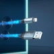 Кабель HOCO U112 Shine charging data cable for iP Gray - изображение 8