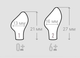 Пустушка BIBS 0-6 мес Colour Latex Anatomical Червона - изображение 4