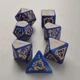 Набор кубиков, 7 шт., кости кубики для DND, TTRPG, полиэдрические кости для настольных и ролевых игр D&D, синий - изображение 9