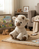 М’яка іграшка Бігаюче Телятко 45 см, бежевий плюш, імітація бігу - изображение 1