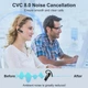 Навушники, New Bee B41 Black Bluetooth бездротові In-Ear ANC CVC8.0 22 год музика 24 год розмов 60 днів стендбай легкі 12 г - зображення 7