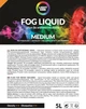 Płyn do wytwornic dymu Light4Me FOG LIQUID MEDIUM 5L (5907780140559) - obraz 2
