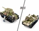 Klocki konstrukcyjne Sluban WWII Italiaanse Tank 2in1 463 elementów 2499374 (6938242955816) - obraz 4