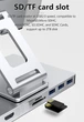 Док станція підставка Blueendless ST801A 8 в 1 USB Type-C концентратор для планшета ПРРО 8 портів - зображення 14