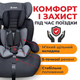 Автокресло детское Kaya Pulse PP-1240 Graphite Blend, группа 1/2/3 (9–36 кг), темно-серое. - изображение 2
