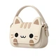Дитяча сумка Lesko CY20017 Beige з котом для дівчаток - зображення 1