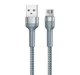 Кабель для заряджання Remax Jany RC-124m USB 2.0 - micro USB 2.4A 1 м Сріблястий (2269) - изображение 1