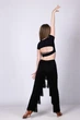 Топ з бахромою для бальних танців Nova Dance Black розмір 150 (00541-150) - изображение 3