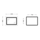 Зеркало Qtap Cardinal 1000х800 с LED-подсветкой Touch, с антизапотеванием, с диммером, регулировка температуры цвета (3000-6500K) QT0478C10080 - изображение 2
