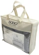 Набор Soho Одеяло летнее Евро 200×230 см Light gray/Dark gray + Простынь 230х250 см + Две наволочки 50x70 см (03-BT-7173-Gray) - изображение 2