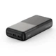 Повербанк XO ZSZPR 20000 mAh Black портативный внешний аккумулятор Power Bank с LED индикатором, 2x USB-A, USB-C и microUSB, Smart IC, Li-Pol батарея для смартфона планшета, чёрный - изображение 3