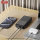 Повербанк XO ZSZPR 20000 mAh Black портативный внешний аккумулятор Power Bank с LED индикатором, 2x USB-A, USB-C и microUSB, Smart IC, Li-Pol батарея для смартфона планшета, чёрный - изображение 5