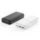 Повербанк XO ZSZPR 20000 mAh Black портативный внешний аккумулятор Power Bank с LED индикатором, 2x USB-A, USB-C и microUSB, Smart IC, Li-Pol батарея для смартфона планшета, чёрный - изображение 6