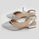 Босоножки женские Moloshoes 39 24,5 см серебристые 336 - изображение 7