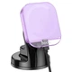 Автодержатель с БЗУ Hoco HW18 Crystal (center console) purple - изображение 1