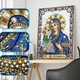Алмазна мозаїка Оберег Марія 30 х 40 см, картина стразами за номерами з повним комплектом - зображення 5