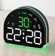 Часы настольные электронные GREEN 5522-2 время, температура и дни недели от сети и батареек - изображение 1