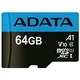 Карта памяти ADATA 64GB microSD class 10 UHS-I A1 Premier (AUSDX64GUICL10A1-RA1) (21846) - изображение 2