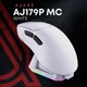 Миша Ajazz AJ179P MC WL/BT/USB White (AJ179P-MC-W) - зображення 7