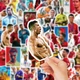 Набір стікерів 50 шт - Кріштіану Роналду (CR7) - футбольні наклейки, декор для ноутбука, телефону, валізи | Real Madrid / Portugal - зображення 3