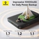 Павербанк з бездротовою зарядкою Qi 15W Baseus 10000mAh 22.5W EnerFill FM11 Ultra-Mini Magnetic 2в1 QC3.0+PD3.0 (E0026602) Grey - изображение 10