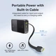 Павербанк Baseus 20000 mAh 22.5W EnerFill FC51 Bipow 2 Pro Зовнішній акумулятор PowerBank з швидкою зарядкою QC3.0+PD3.0 та Type-C кабелем (E0027701) Black - зображення 8
