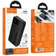 Power Bank Hoco J154A Victorious 20000mAh 2USB + Type-C 22.5W /швидка зарядка/LED-дисплей/ Портативне зарядне для пристроїв Чорний - изображение 2