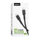 Кабель USB WALKER C795 Type-C to Type-C black - изображение 3